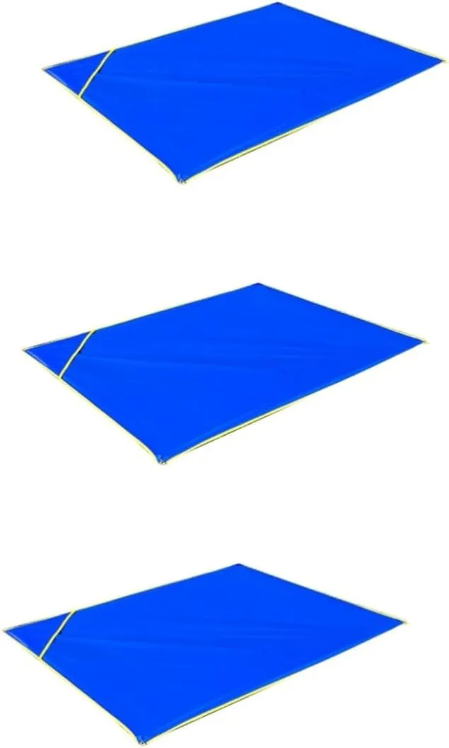 POPETPOP 3pcs Lightweight Oxford Fabric Ground Mat Waterproof Picnic Pad Large Size for Family Suitable for Beach Camping Hiking Outdoor Activities (Dark)