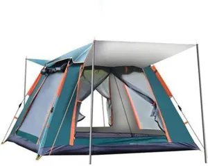 Portable Campitents Shelter Portable Waterproof Hold 2-3 Persons Instant Setup Pop up Tent with Top Rainfly Double Doors Mesh Protection for Campihikimountaineering