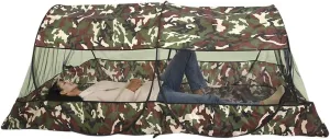 Portable Mosquito Tent | Folding Netting Bed Tent with Bottom | Easy Setup Camping Tent | Fine Mesh Mosquito Net for Outdoor, Travel, Backyards | Spacious Black Mesh Tent for Adults & Kids