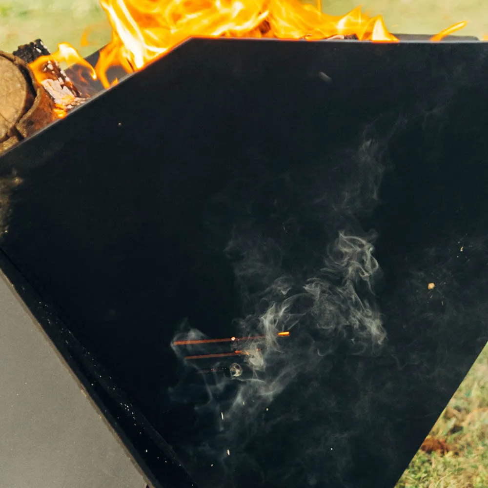 Portable Pop-Up Fire Pit with Carrying Bag