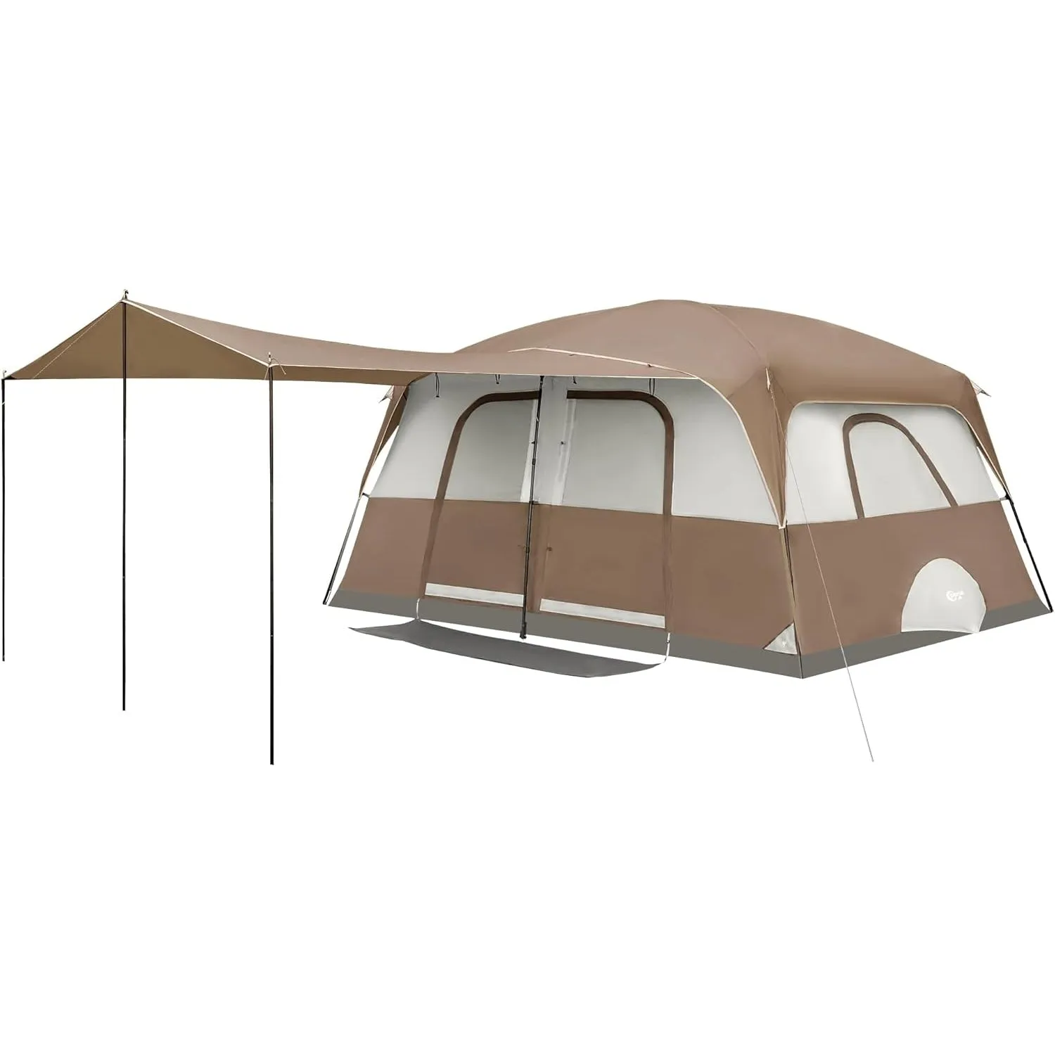 PORTAL 6 | 8 | 10 Person Family Camping Tent with Porch, Big Family Camping Tent with Tall Height, Good Ventilation, Water Resitant Large Tent for Outdoor Camping, Backyard