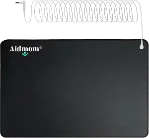 Professional Grounding Mat for Sleep - Improve Sleep Quality, Reduce Stress Fatigue Anxiety, Balanced Energy, Durable Conductive Carbon Grounding Pad for Healthy Therapy Indoors (24"x16")
