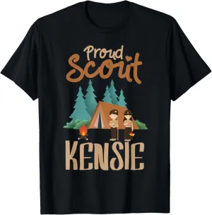 Proud Scout Kensie Camping Scout Scouting Leader Adventure T-Shirt