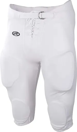 Rawlings | FPPI Lightweight Football Pants | Integrated Pads | Practice / Game Use | Youth Sizes | Multiple Colors