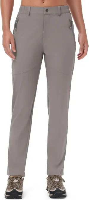 Rdruko Women's Hiking Pants Lightweight Quick Dry Water Resistant Outdoor Travel Fishing Pants with Pockets