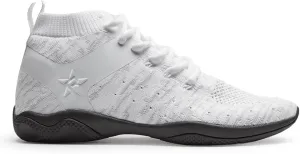 Rebel Revolution Rewind Shoe in White with Black Outsole, Size 2 Big Kid