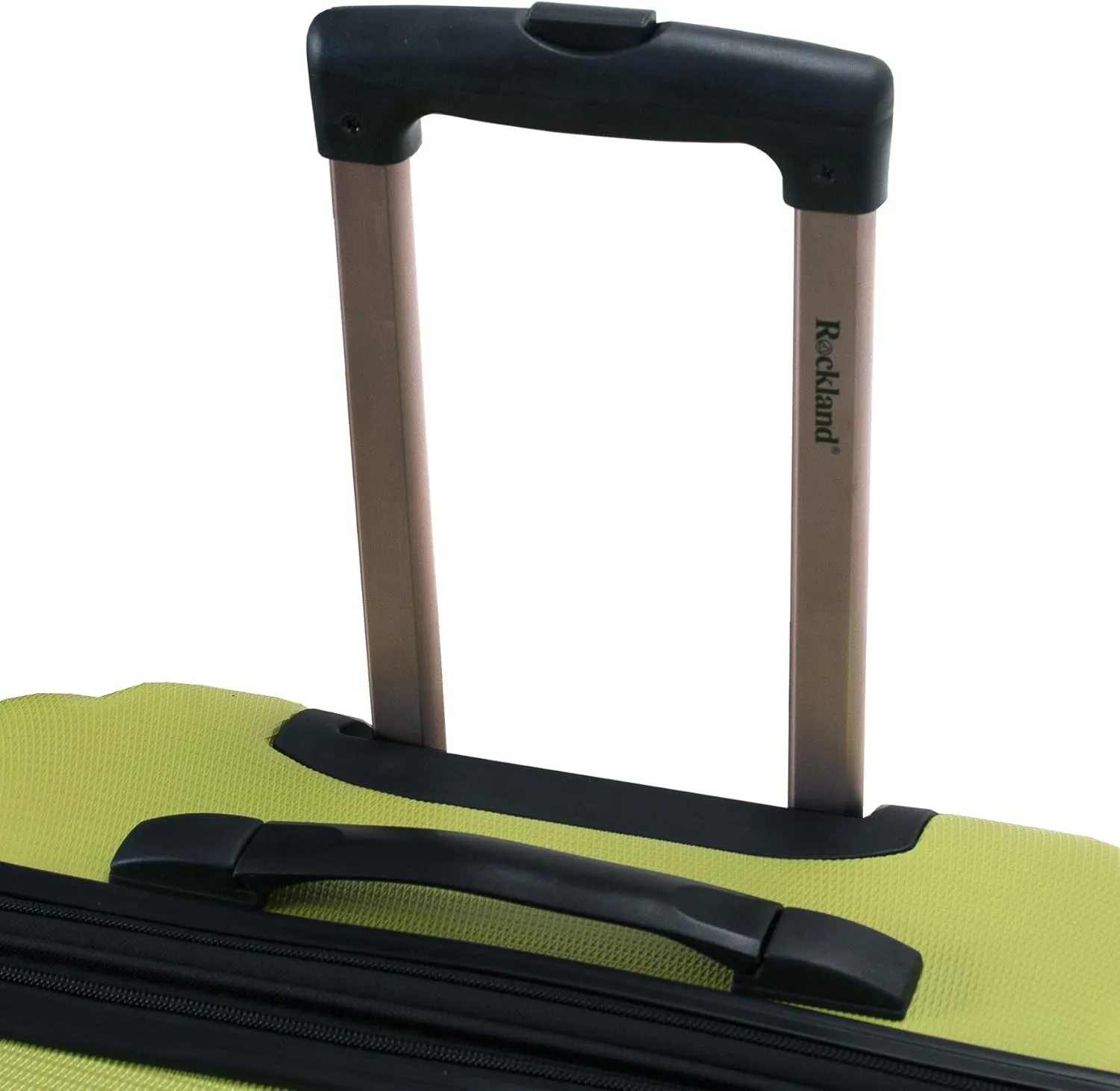 Rockland Melbourne Hardside Expandable Luggage with Spinner Wheels, Lime, 2 Piece (20/28)