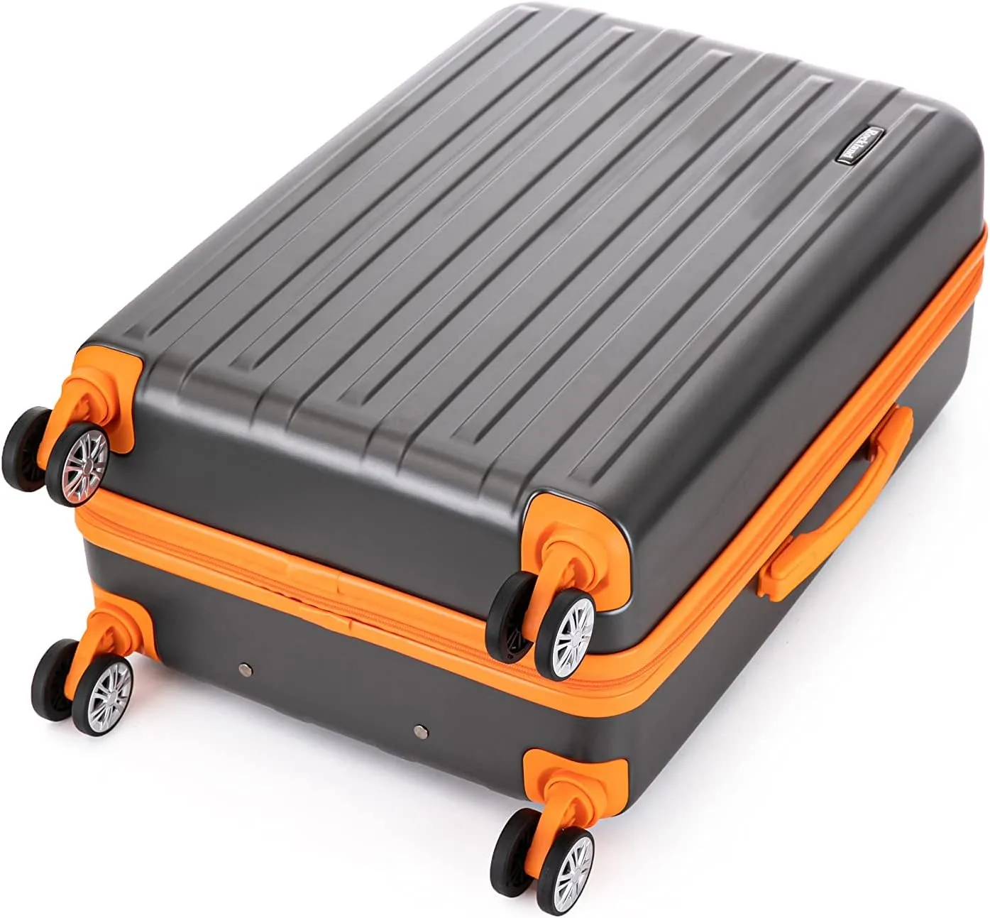 Rockland Paris Hardside Luggage with Spinner Wheels, Charcoal, 3-Piece Set (20/24/28)