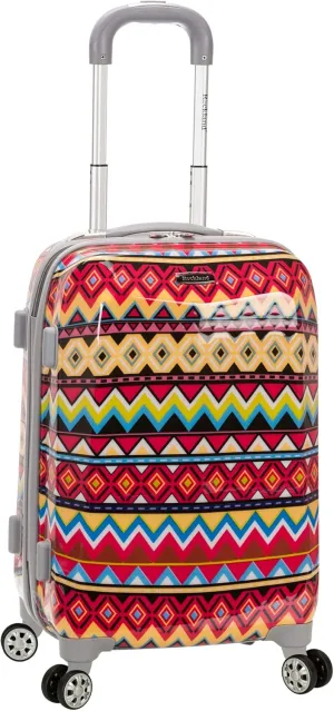 Rockland Vision Hardside Spinner Wheel Luggage, Assorted/Multicolor, Carry-On 20-Inch