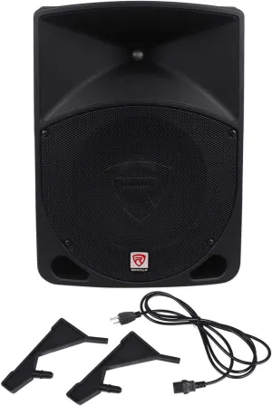 Rockville Pair Power Gig RPG10 10" Powered Active 1200 Watt 2-Way DJ PA Speakers