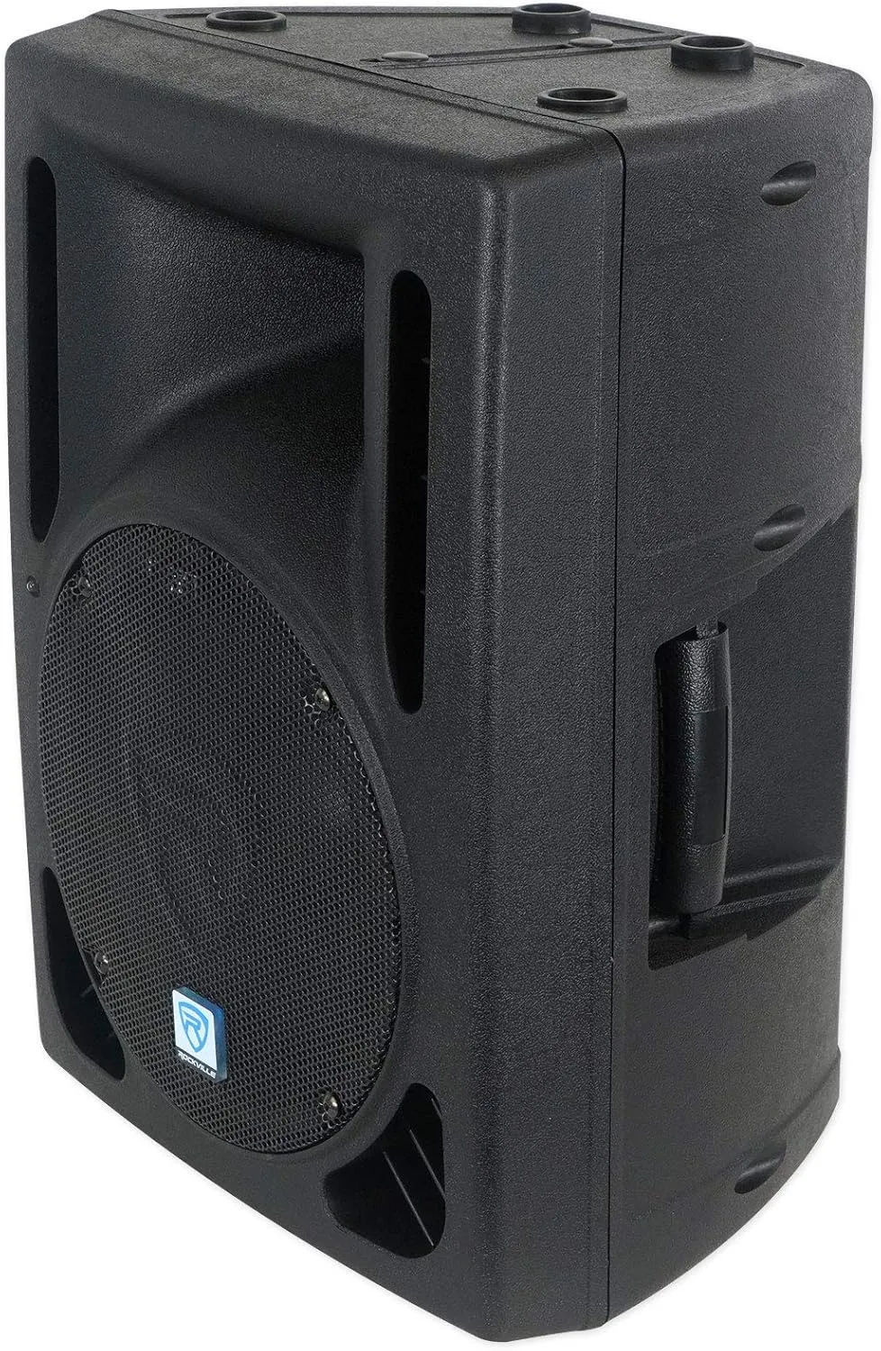 Rockville RPG10BT V2 10" 600W Powered DJ PA Speaker with Bluetooth, Deep Bass, 2 Channel Mixer, EQ, Wireless Remote - Perfect for Live Music, Events, and Parties