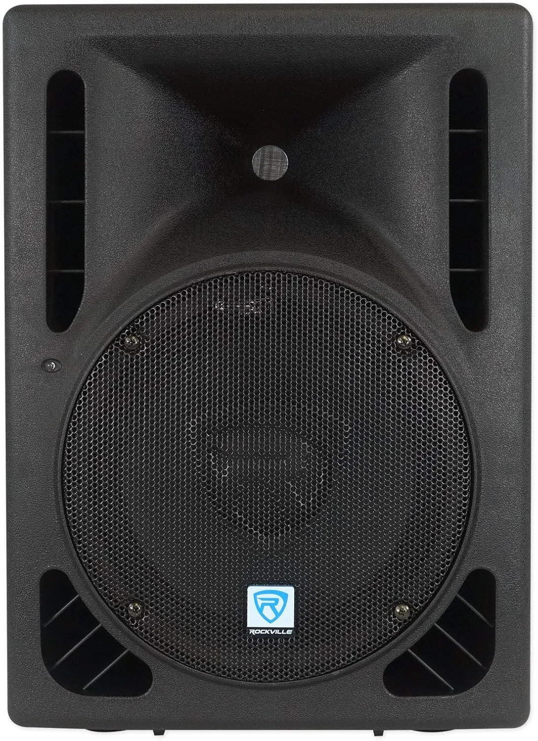 Rockville RPG10BT V2 10" 600W Powered DJ PA Speaker with Bluetooth, Deep Bass, 2 Channel Mixer, EQ, Wireless Remote - Perfect for Live Music, Events, and Parties