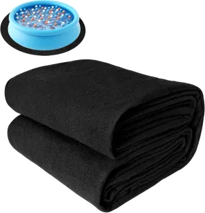 Round Pool Liner Pad for Above Ground Swimming Pools Heavy Duty Under Pool Mat, Puncture Resistant, Extend Liner Life (10 FT)