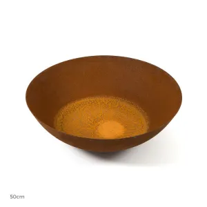 Rusty Outdoor Metal Bowl Fire Pit (Available in 2 Sizes)