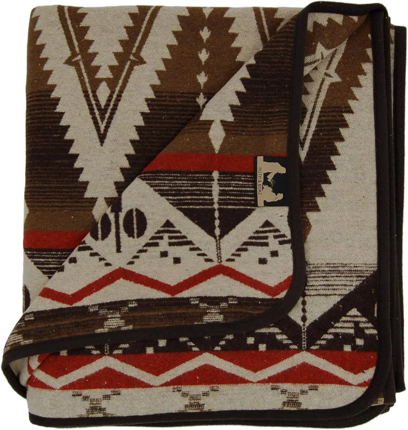 Ruth&Boaz Outdoor Wool Blend Blanket Inka Pattern