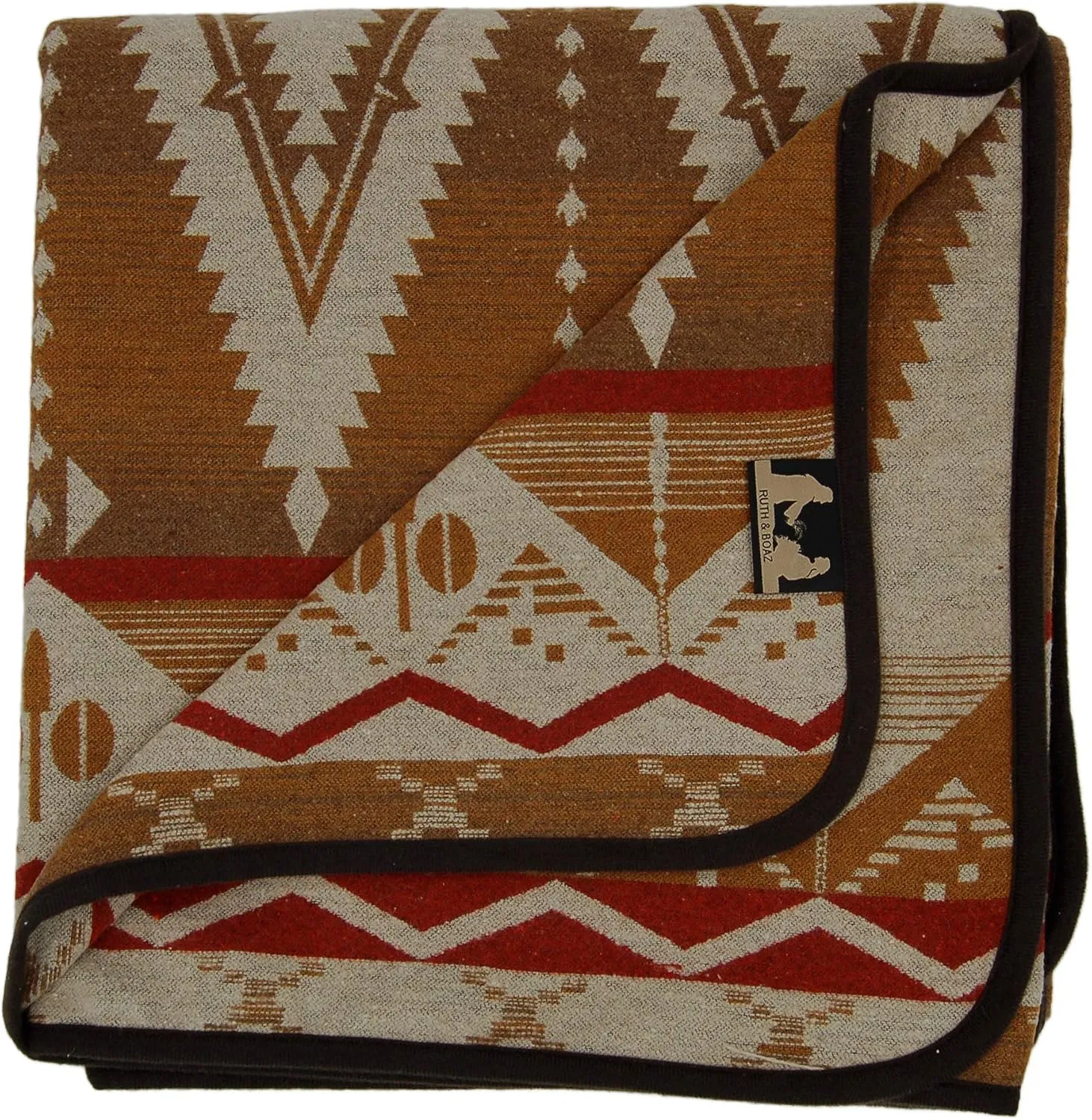 Ruth&Boaz Outdoor Wool Blend Blanket Inka Pattern