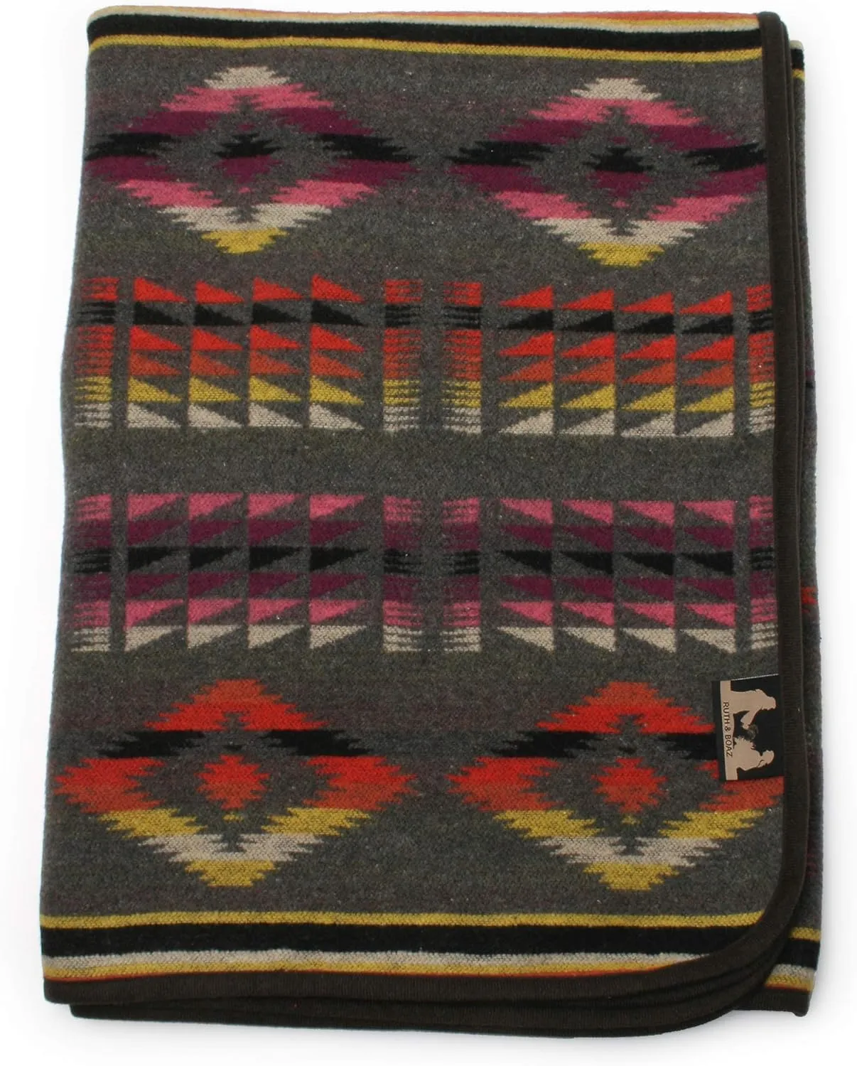 Ruth&Boaz Outdoor Wool Blend Blanket Inka Pattern