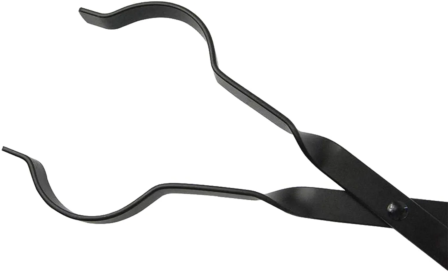 Rynx | bbq777 Fire Tool Set, 30" Fire Poker and 26" Log Handler Fireplace Tongs for Outdoor Campfire, Camping, Wood Stove, Black