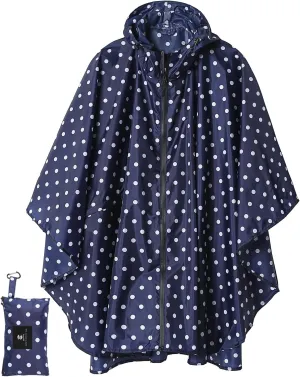 SaphiRose Unisex Rain Poncho Raincoat Hooded for Adults Women with Pockets