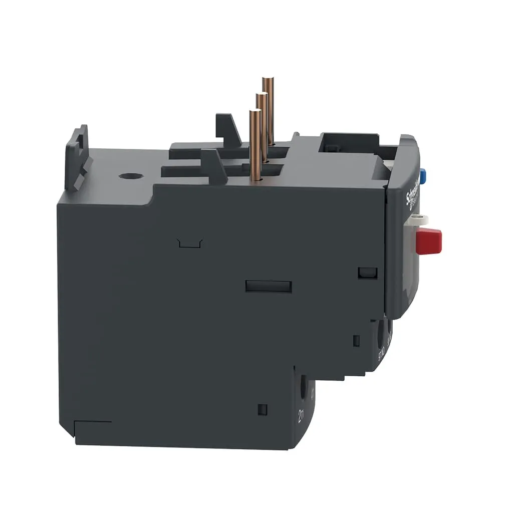 Schneider Electric DPER21 Easy TeSys Thermal Overload Relay with Manual/Automatic Reset, Screw Clamp Terminals | Used with Air Conditioner, Heat Pump, HVAC, AC Compressor and More, 12-18Amps