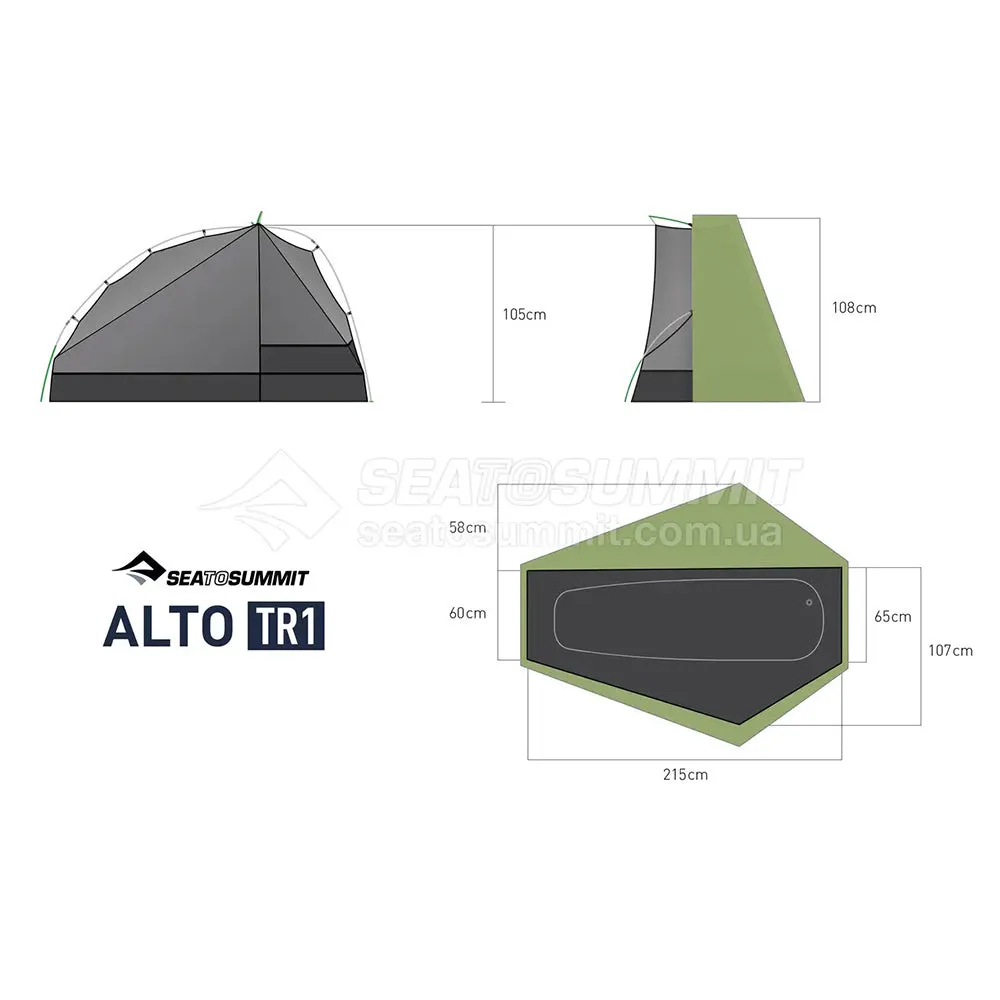 Sea To Summit Alto TR1 Tent Green