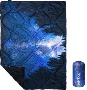 Selk'bag Blanket | PFA Free Outdoor Camping Blanket for Travel, Beach, Picnic, Outdoor, Stadium, Hiking & Festival Concerts | 50" x 70" (Hotel Mil Estrellas (Thousand Stars Hotel))