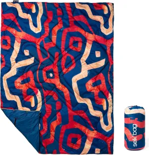 Selk'bag Blanket | PFA Free Outdoor Camping Blanket for Travel, Beach, Picnic, Outdoor, Stadium, Hiking & Festival Concerts | 50" x 70" (Senderos -Trails)