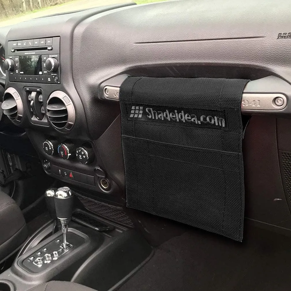 Shadeidea Tonneau Cover for Jeep Wrangler JK Unlimited (2007-2018) 4 Door Rear Trunk Cover Cargo Vinyl Cover for JKU Tailgate Ton Cover-Black - 3 Year Warranty