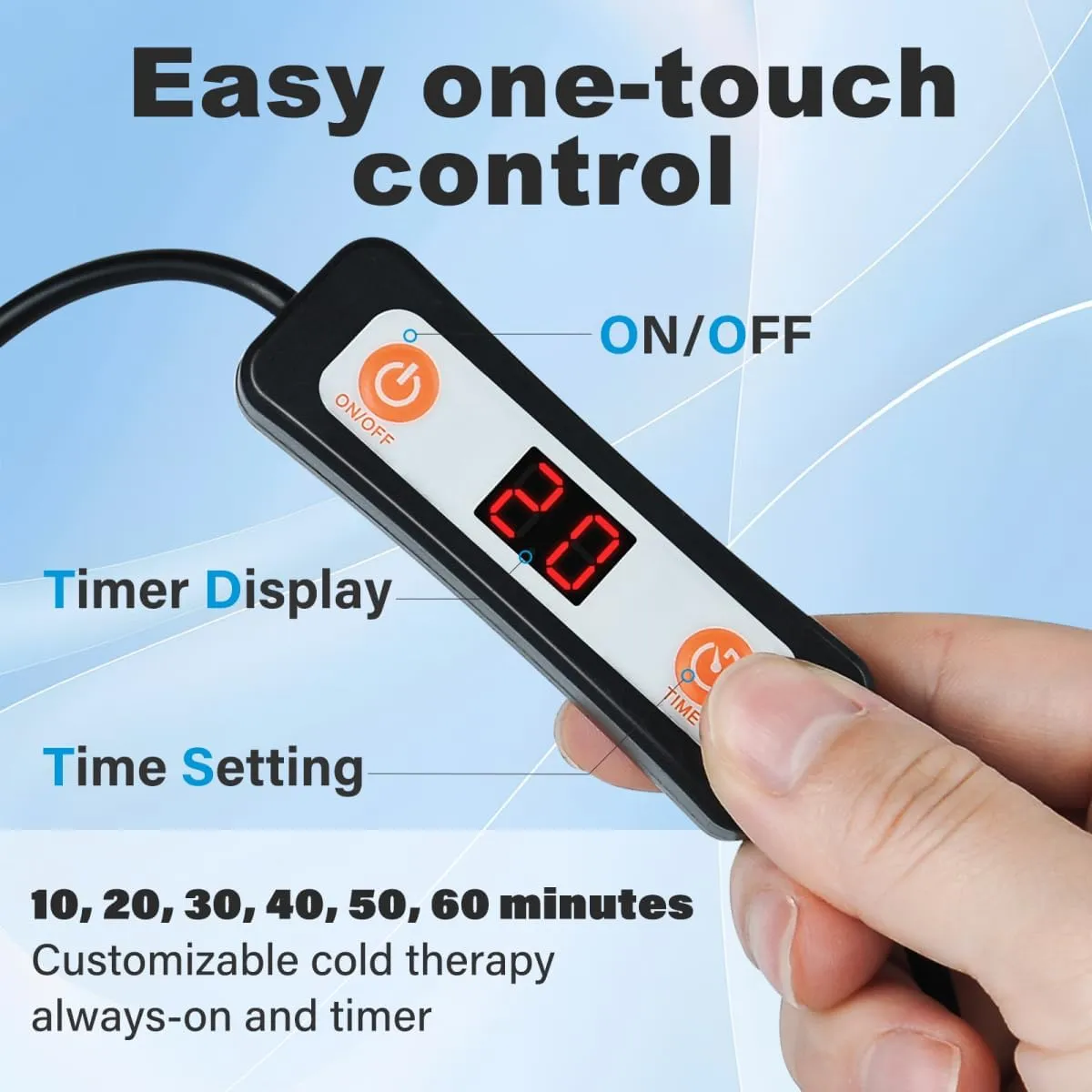 Shoulder Ice Machine Rotator Cuff Cold Therapy, Ice Machine for Shoulder After Surgery Post-Surgery Care, Timer, Compression Pad 9-Quart