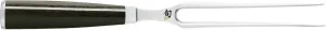 Shun Classic 6.5" Carving Fork, Handcrafted 2-Prong Stainless Steel Fork, Pair with Shun Classic Slicing Knife for Carving and Serving, Pakkawood Handle