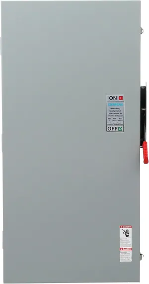 Siemens HF365NRA 3 Pole Fusible Outdoor Rated Heavy Duty Safety Switch, 600V/400 Amp