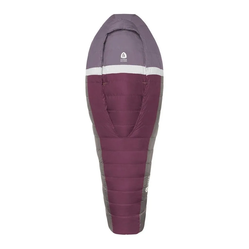Sierra Designs Women's Backcountry Bed 650F 20° Degree Down Sleeping Bag - Purple