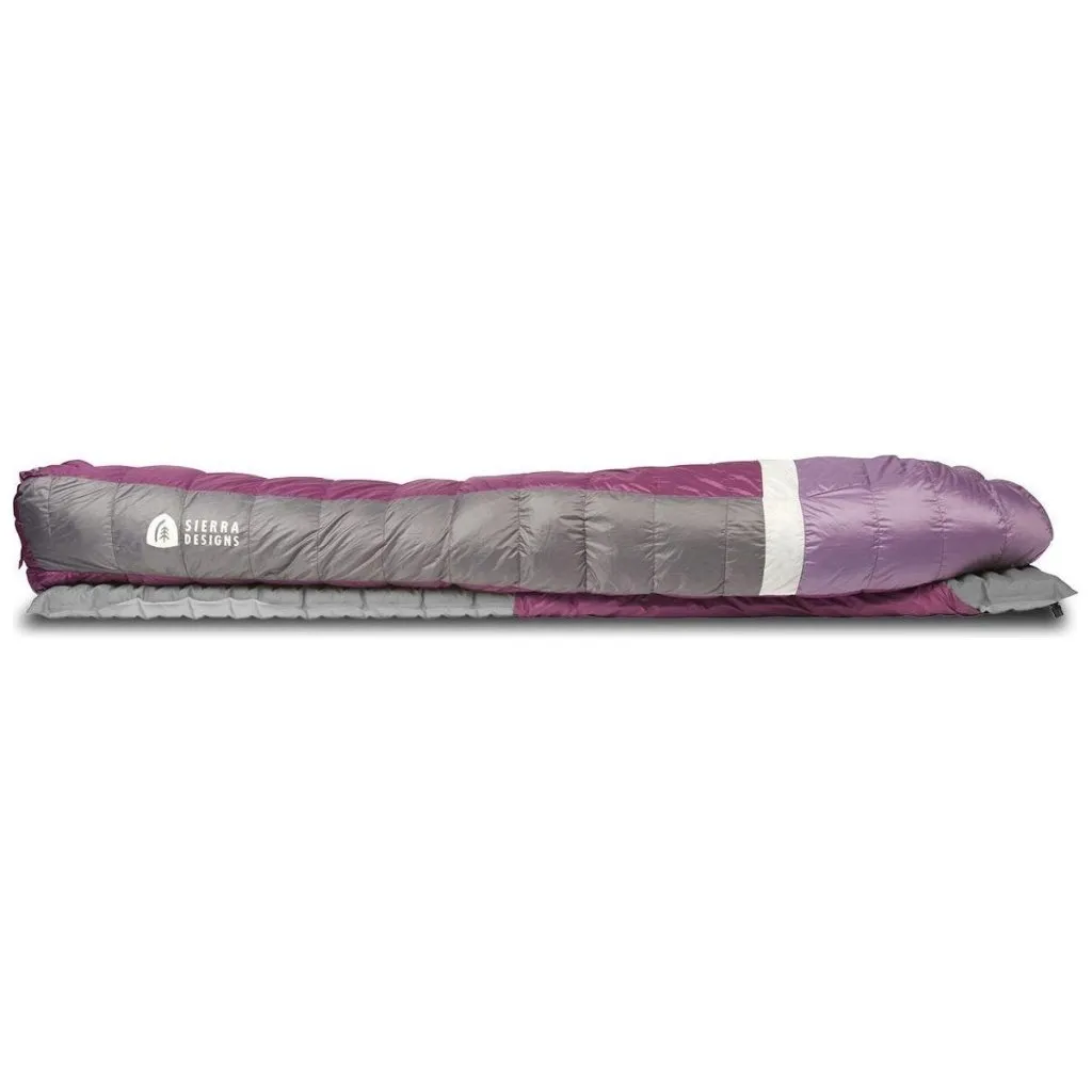 Sierra Designs Women's Backcountry Bed 650F 20° Degree Down Sleeping Bag - Purple