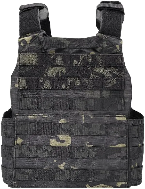 SINAIRSOFT Tactical Quick-Release Vest,Tactical Airsoft Vest, Molle Airsoft Vest for Training/Airsoft