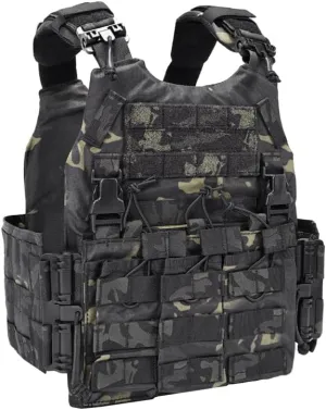 SINAIRSOFT Tactical Quick-Release Vest,Tactical Airsoft Vest, Molle Airsoft Vest for Training/Airsoft