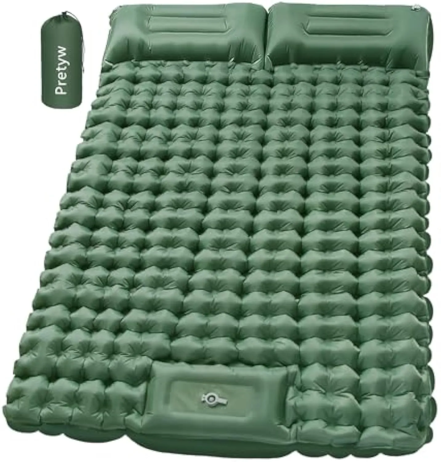 Sleeping Self-Inflatable Pad Foot Extensive catalog Built-in with Ultralight for Camping, Beach Last chance offer Thick 2-Person Car Hiking Mat Pump, for Double Mattress Tent Pillow, Backpacking Traveling Camping Portable