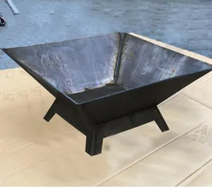 Solid Steel Wood burning Fire pit | Custom Fabricated Fire Pit   | Made in Canada – Model # WBFP628