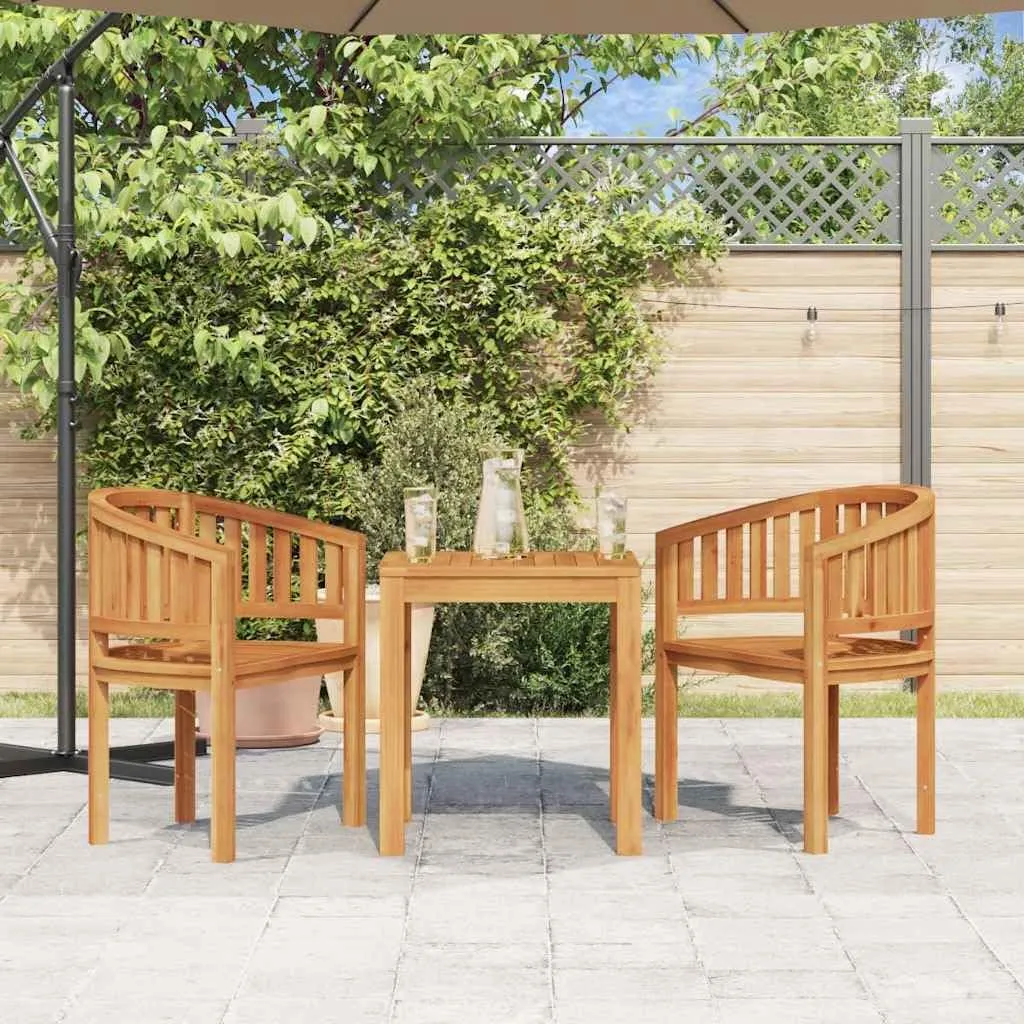 Solid Teak Wood Banana Chairs 2-Piece Set Outdoor Patio Furniture with Smooth Finish, Durable Lounge Chairs for Garden Poolside Beach Camping
