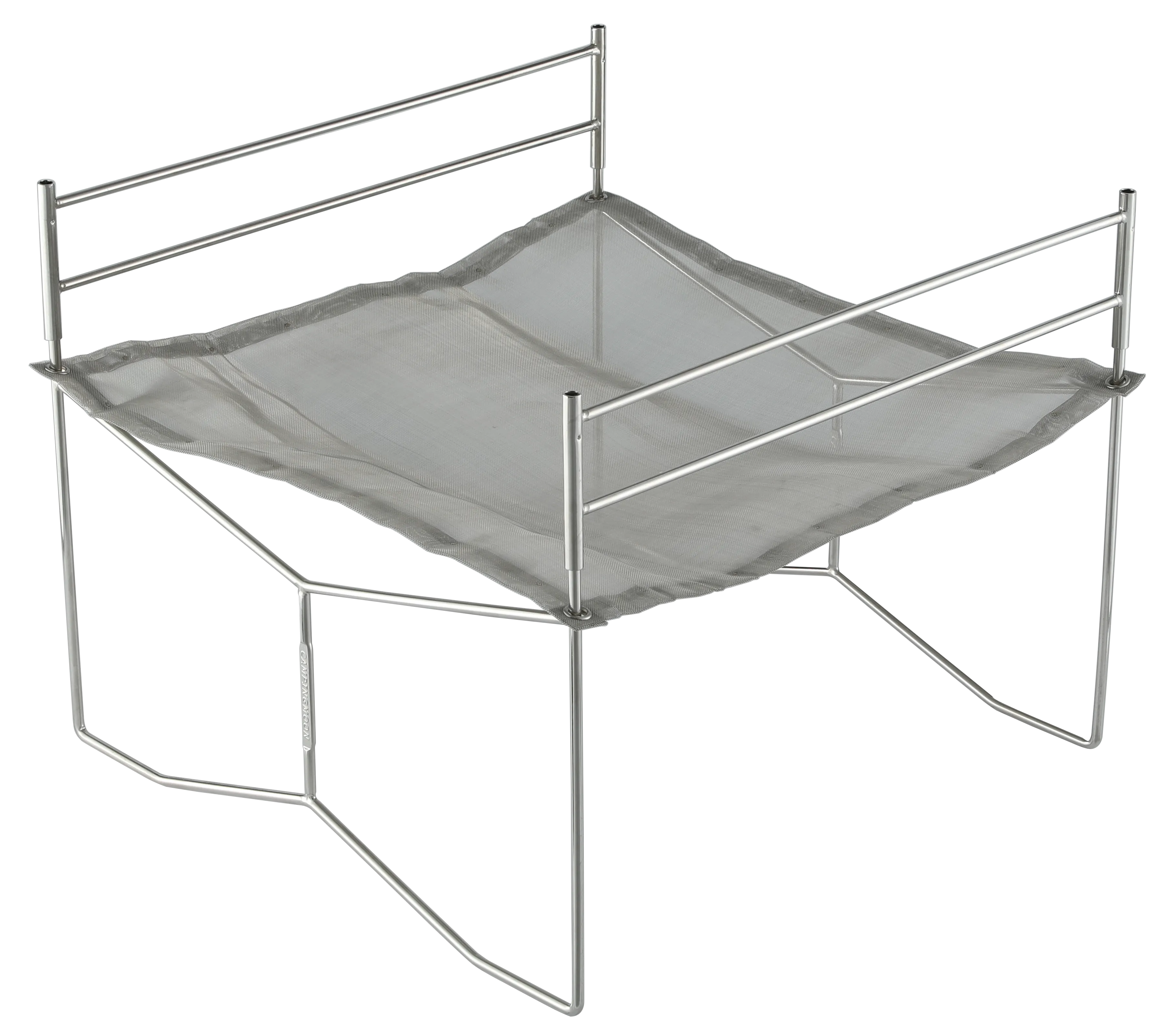 SOLO-303 Portable Mesh Fire Pit with Cooking Grate, Carry Bag,