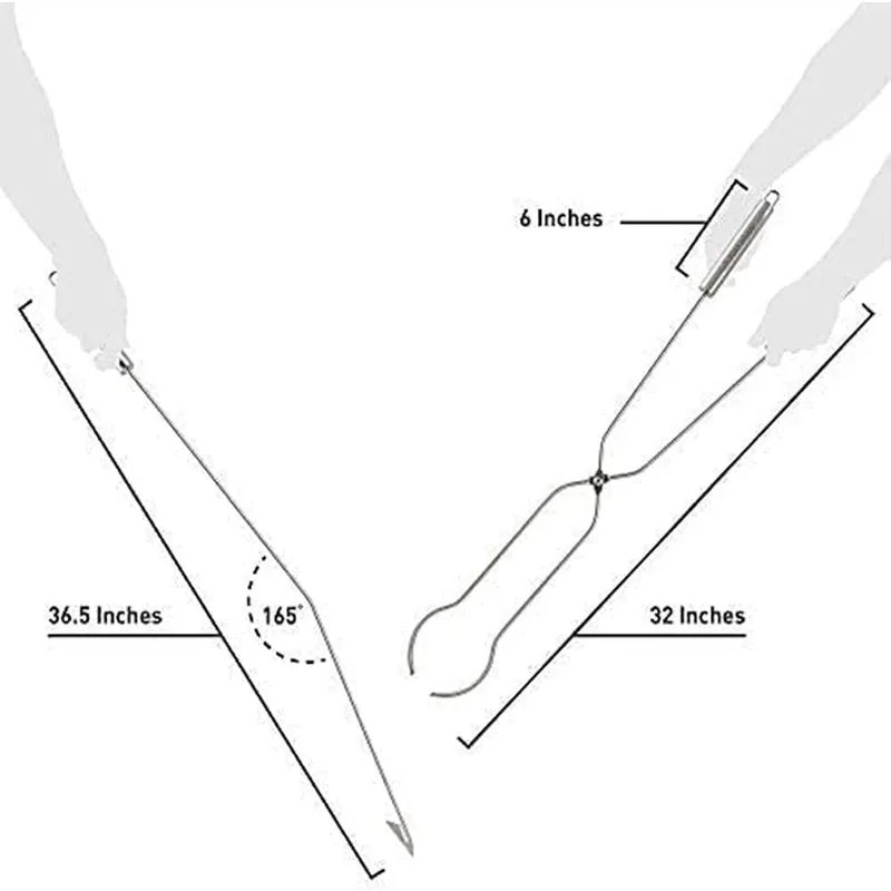 Solo Stove Roasting Sticks and Fire Pit Poker & Tongs