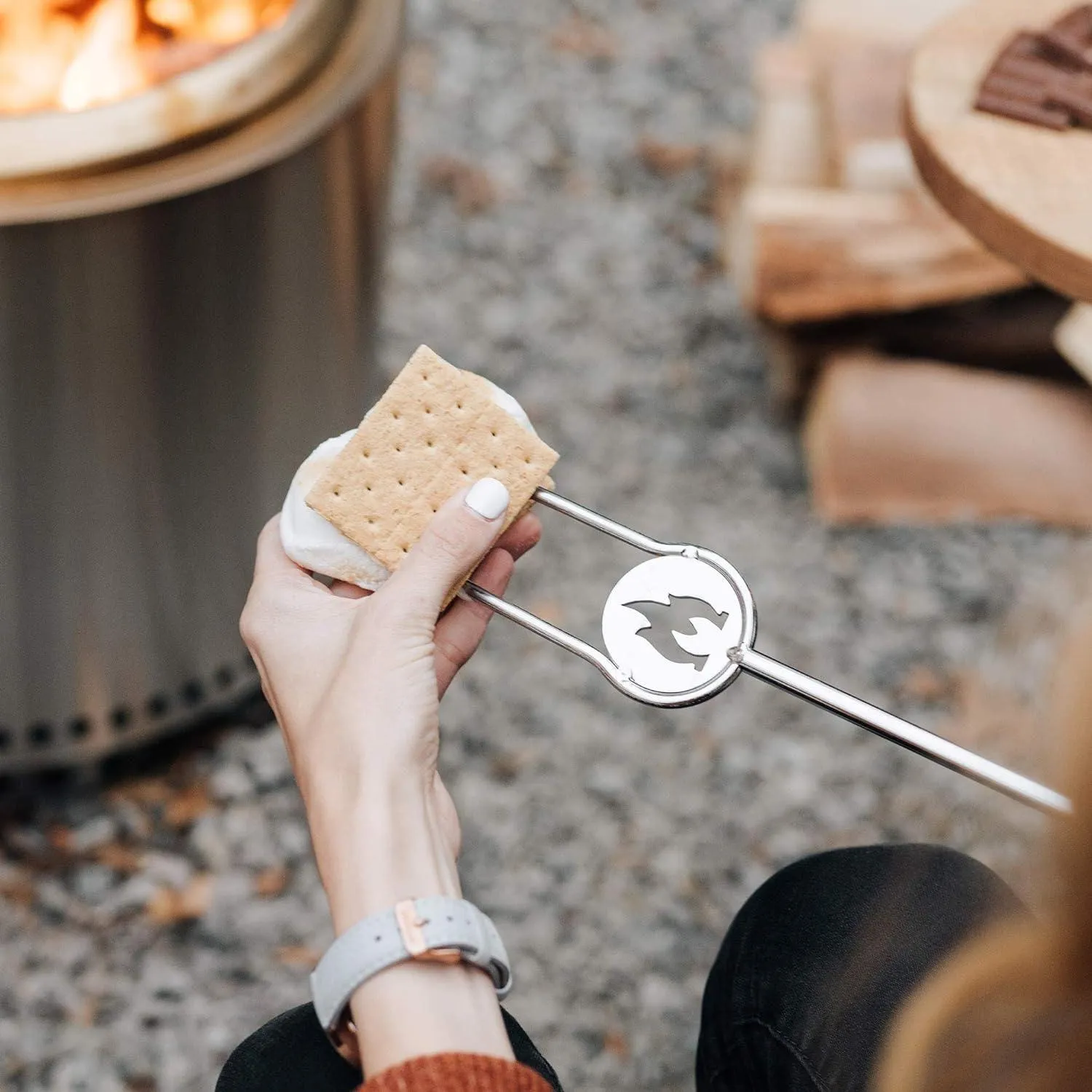 Solo Stove Roasting Sticks and Fire Pit Poker & Tongs