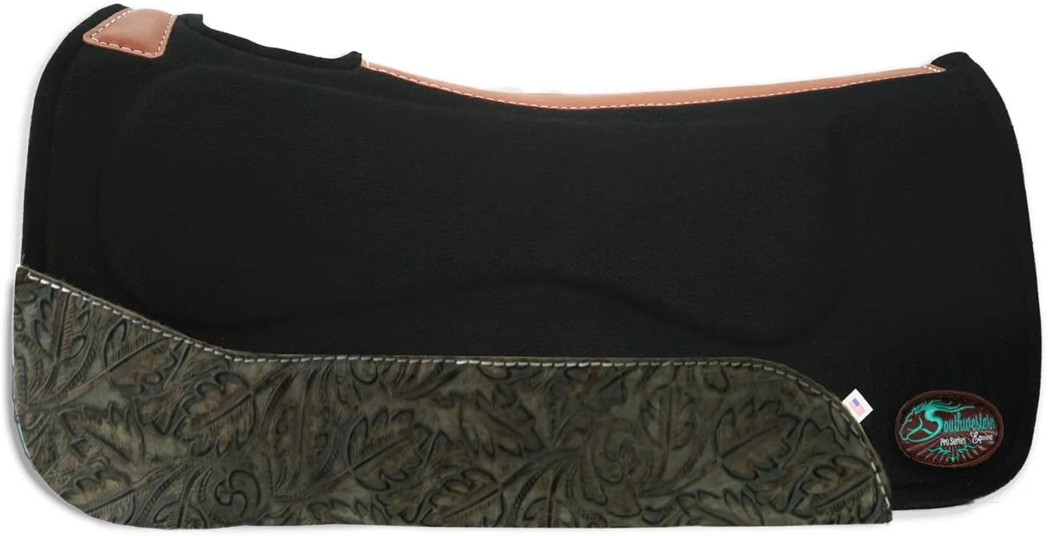 Southwestern Equine OrthoRide All Purpose Trail Riding Black Saddle Pad