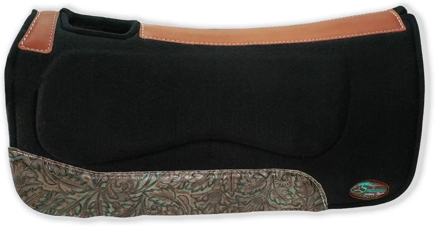 Southwestern Equine OrthoRide All Purpose Trail Riding Black Saddle Pad