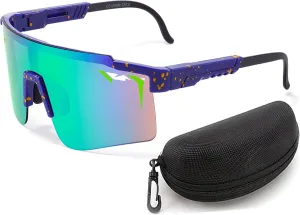Sports Sunglasses for Men Women,Youth &Kids Baseball Glasses,Cycling Running Vipers Style Sunglasses UV Protection