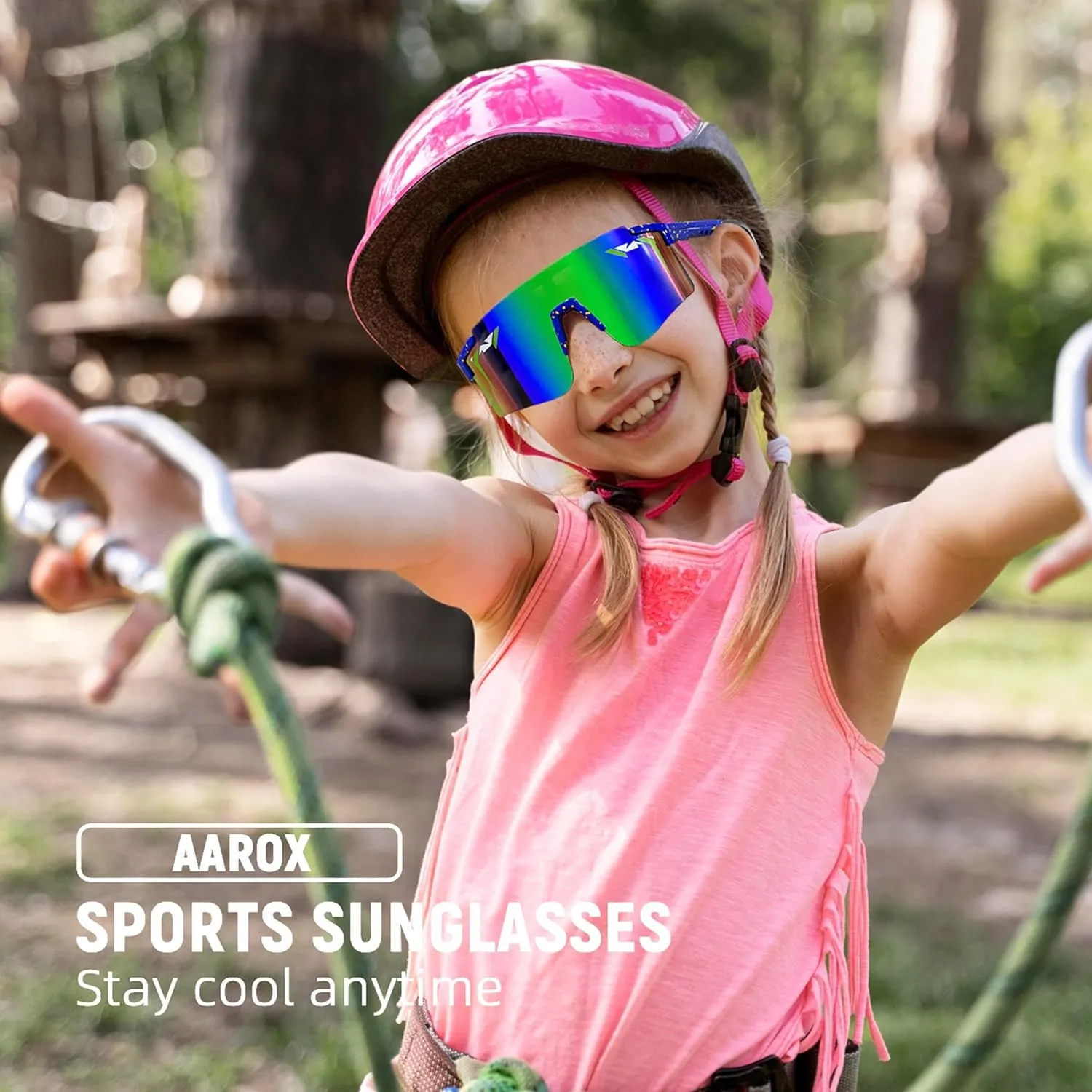 Sports Sunglasses for Men Women,Youth &Kids Baseball Glasses,Cycling Running Vipers Style Sunglasses UV Protection