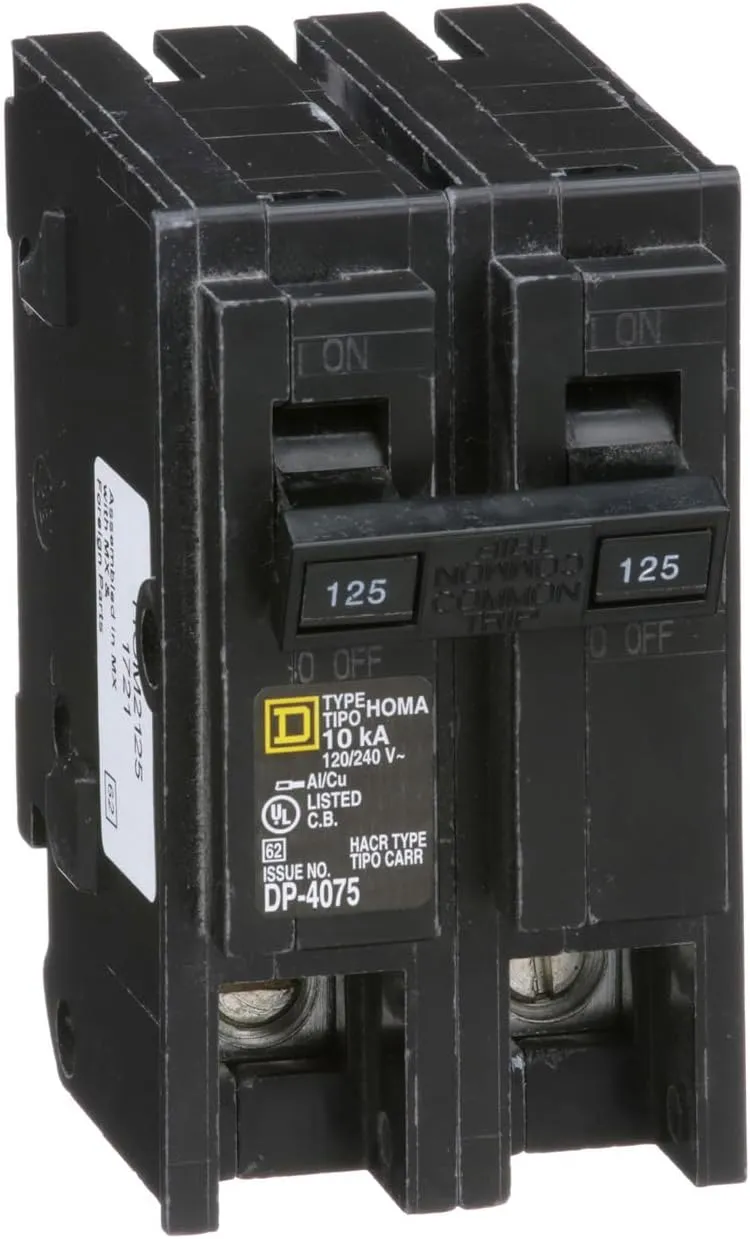 Square D - HOM2125CP Homeline 125-Amp Two-Pole Circuit Breaker