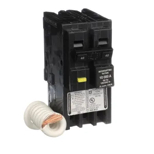 Square D - HOM240GFIC Homeline 40 Amp Two-Pole GFCI Circuit Breaker,