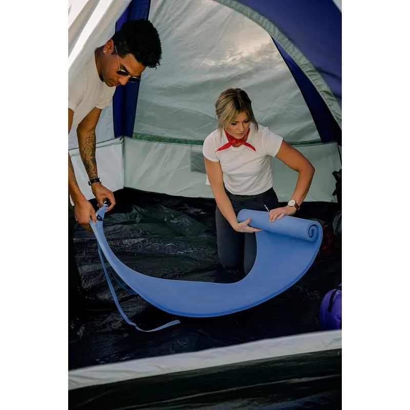 Stansport Packlite Sleeping Pad - Blue - Deluxe - 72 x 19 x 5/8