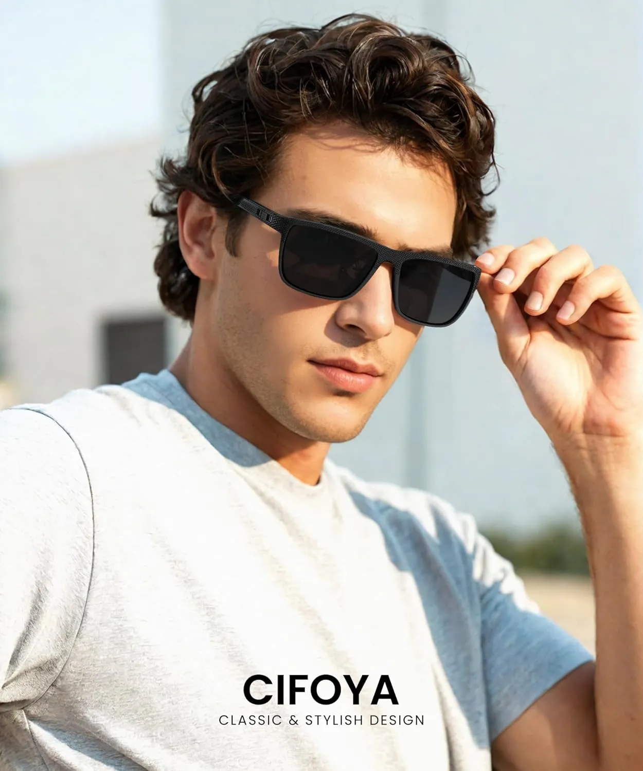 Sunglasses-Men Polarized Mens Sunglasses: Classic Women Sun Glasses UV Protection for Fishing Driving Golf