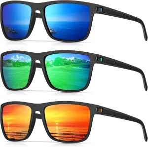 Sunglasses-Men Polarized Mens Sunglasses: Classic Women Sun Glasses UV Protection for Fishing Driving Golf